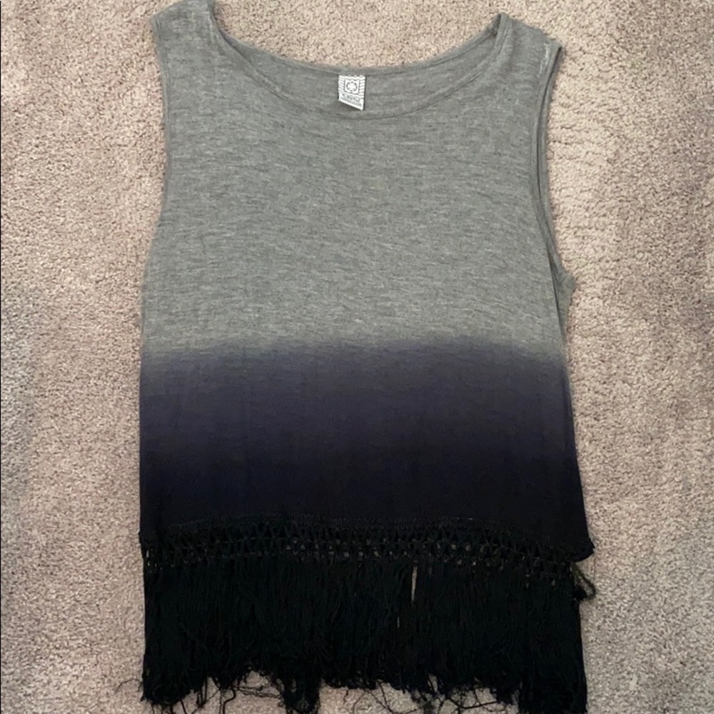 Ombré Fringe Tank